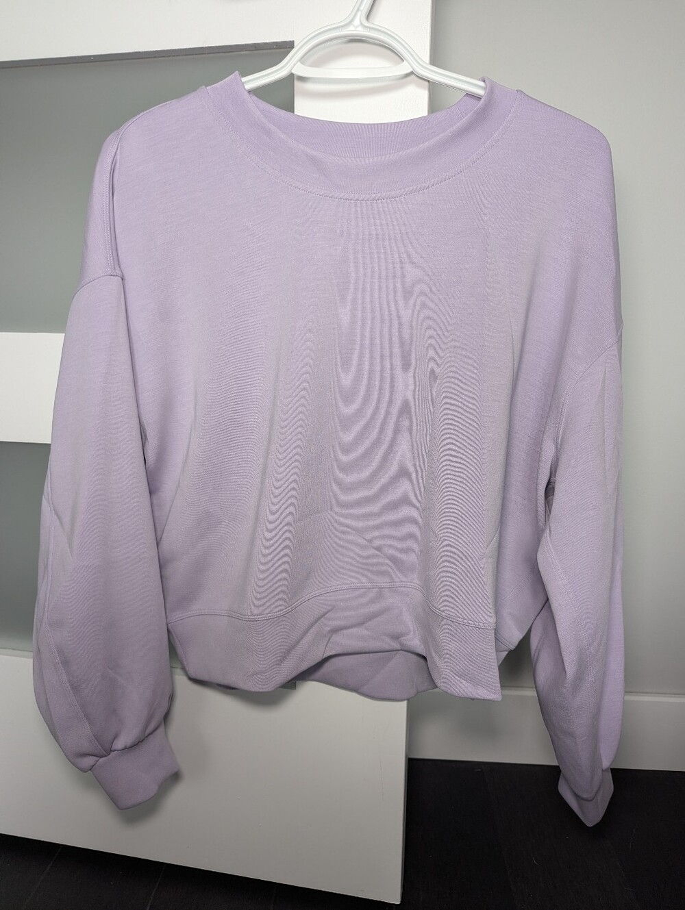 Lilac Ether Lululemon Softreme Oversized Crop Crewneck